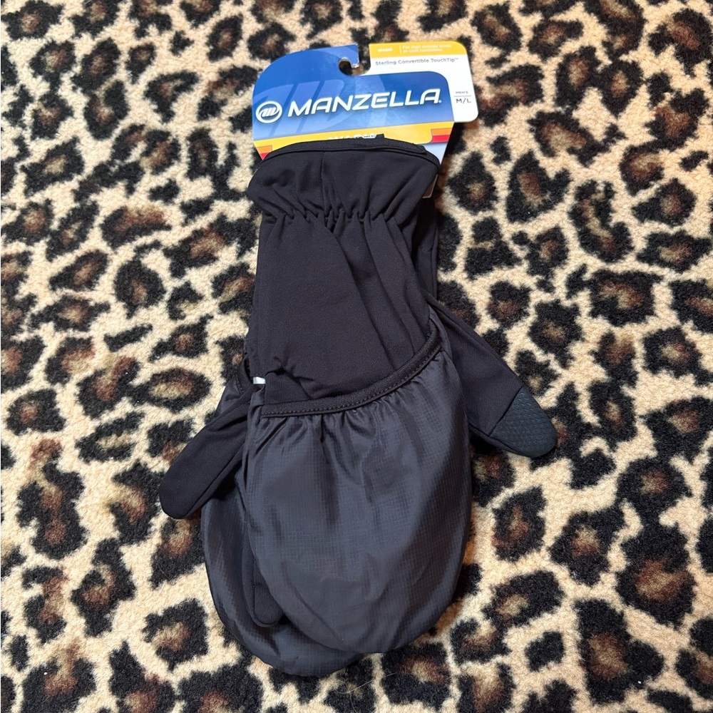 NWT Manzella Sterling Convertible Touchtip Gloves